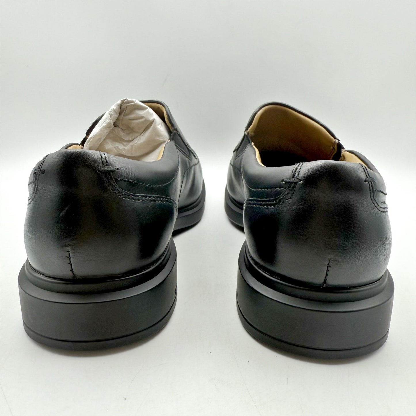 Johnston & Murphy Mens XC4 Stanton 2.0 Loafers US 10 M EU 43 Black Leather NIB