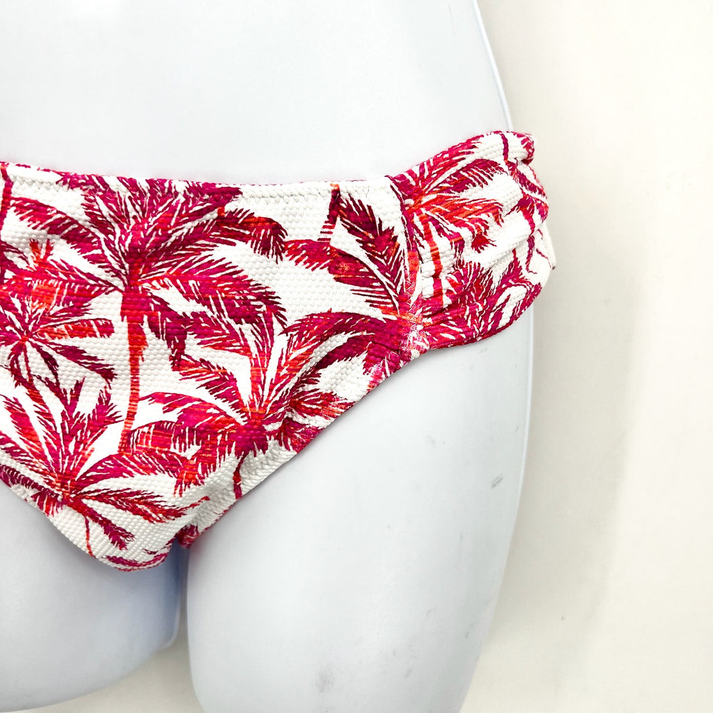 TOMMY BAHAMA Island Cays Hipster Bikini Bottom XS Pink Maui Print Reversible NWT
