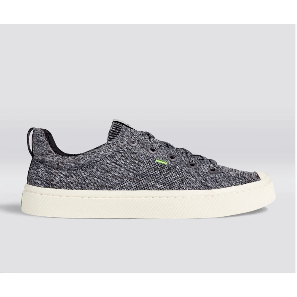 Cariuma Womens IBI Low Sneakers Size 8.5 Stone Grey Bamboo Knit Casual NIB