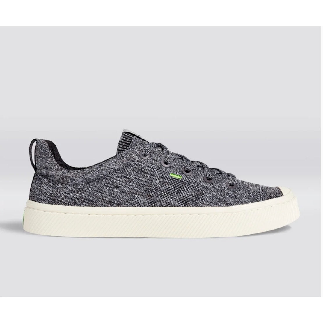 Cariuma Womens IBI Low Sneakers Size 8.5 Stone Grey Bamboo Knit Casual NIB