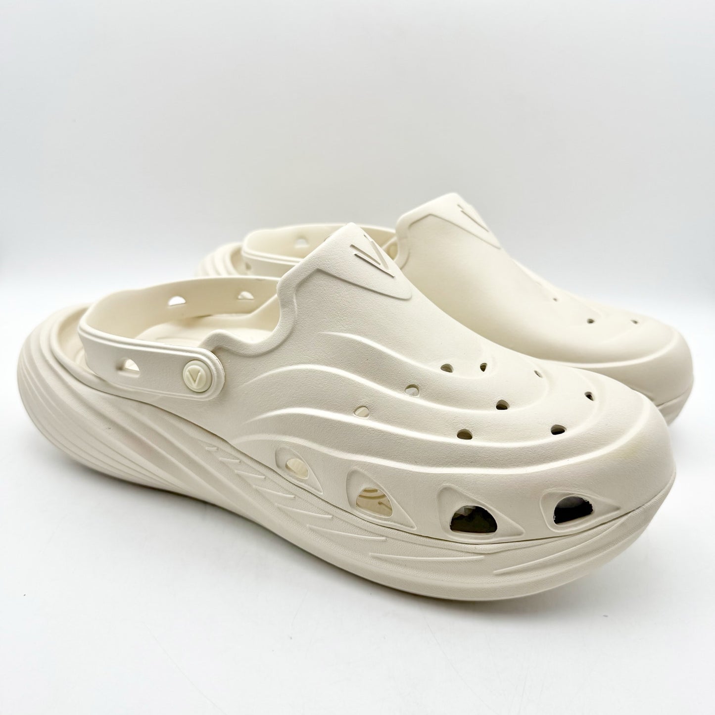 Vionic Womens Wave X Clogs US 13 Off White Comfort NWOB