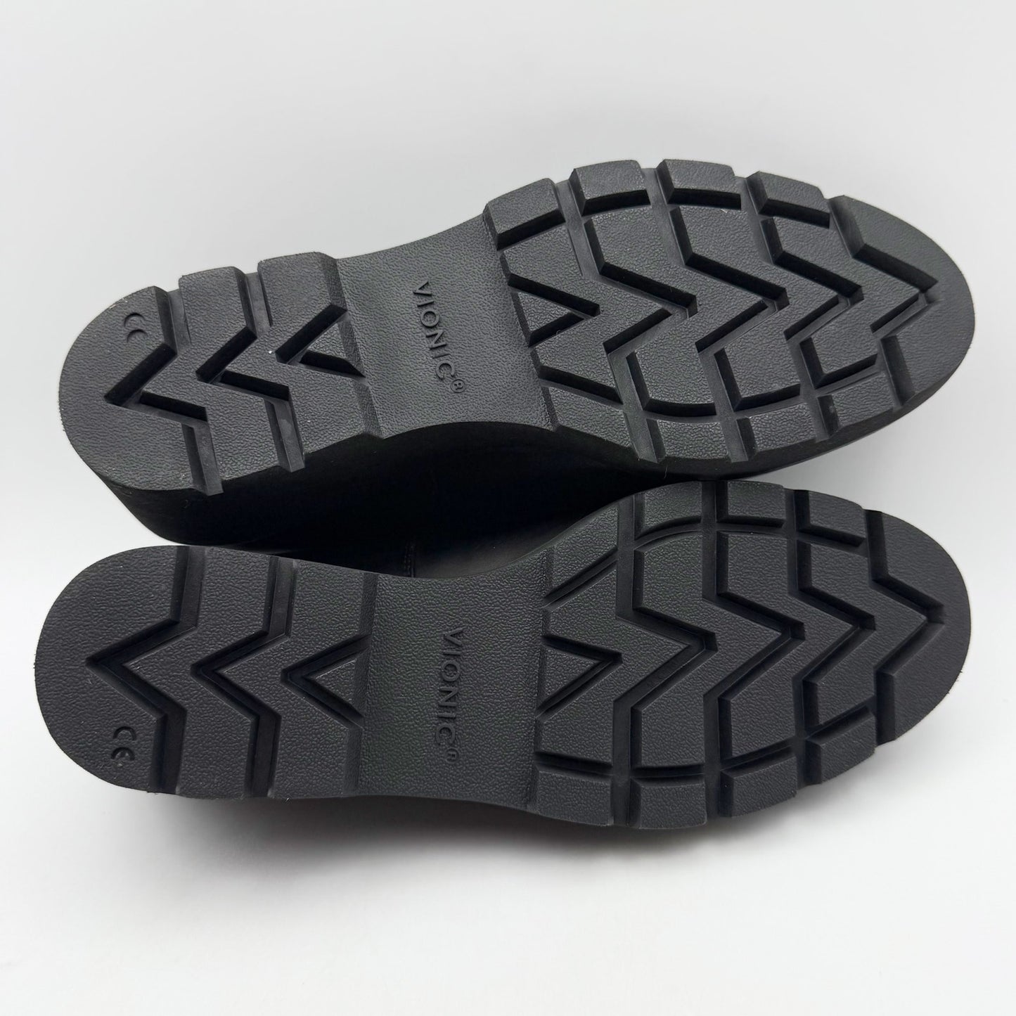 Vionic Womens Willa Wedge Loafers US 10 M EU 41 Black Leather Slip On NIB