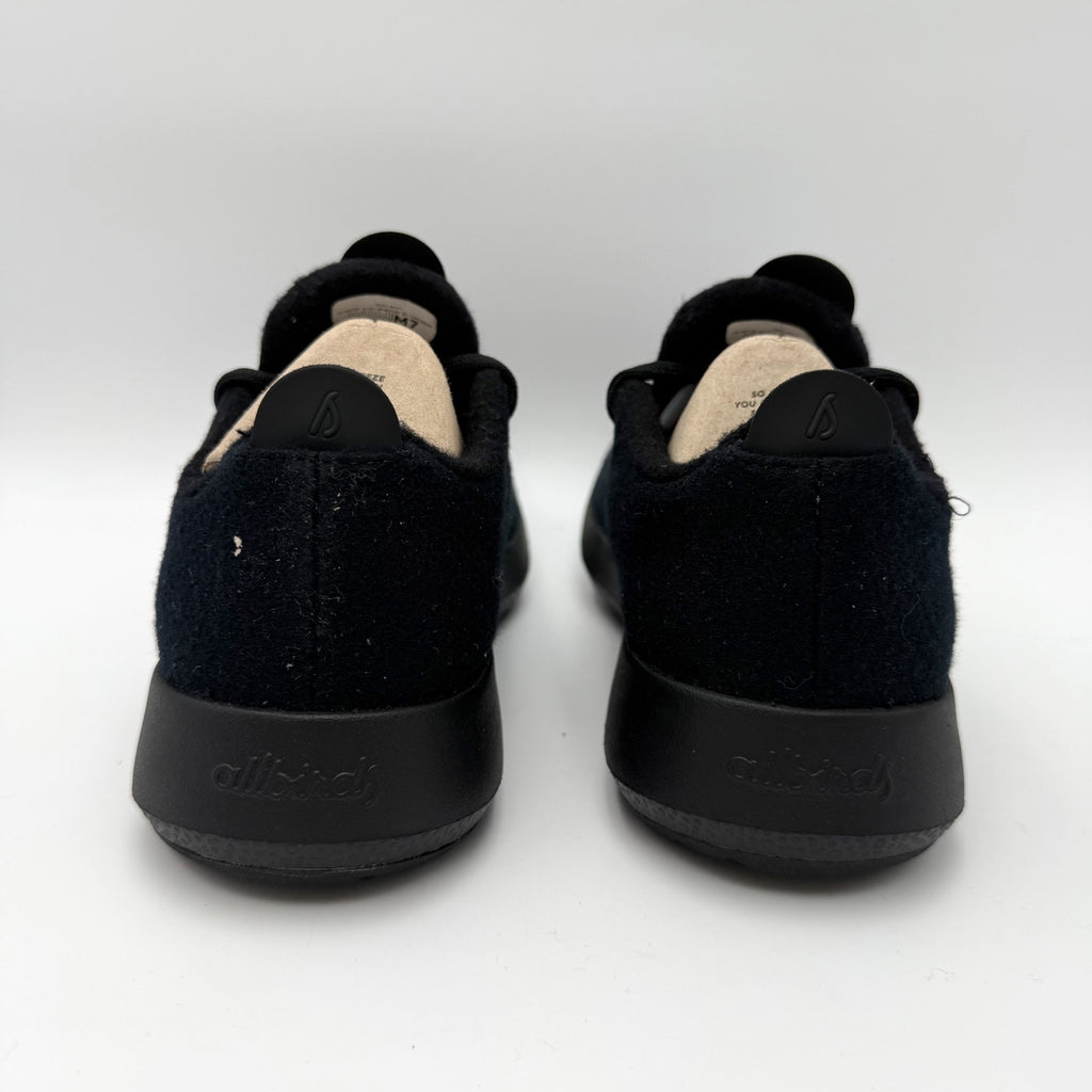 Allbirds Mens Wool Runner Mizzle Sneakers US 7 EU 39.5 Black Athletic NIB