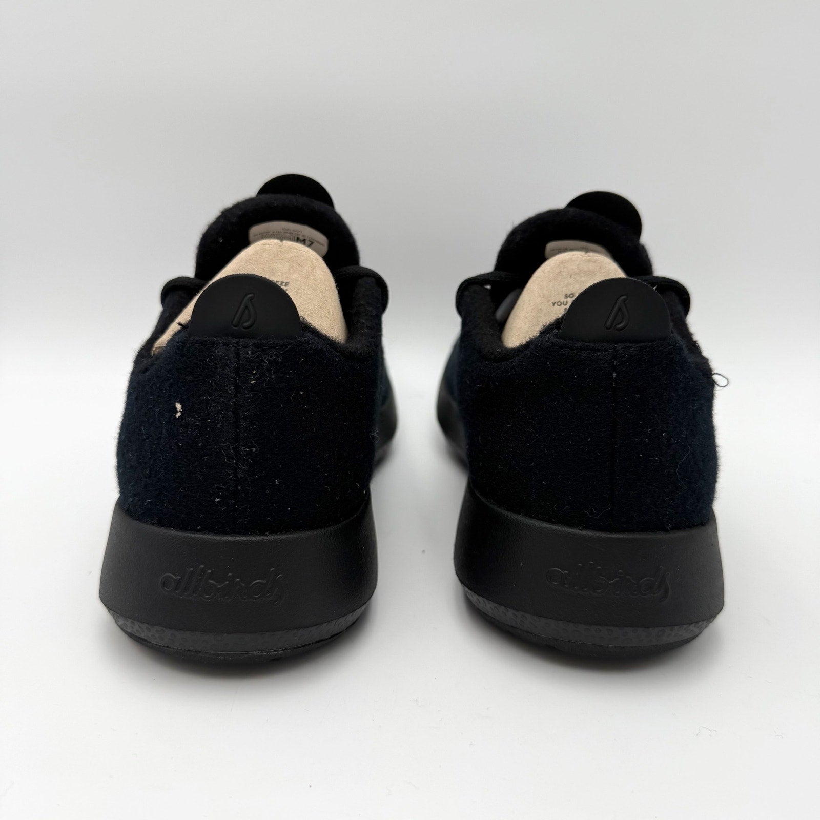 Allbirds Mens Wool Runner Mizzle Sneakers US 7 EU 39.5 Black Athletic NIB