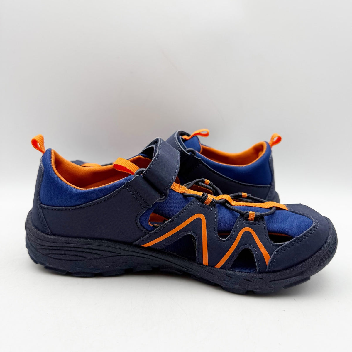 Merrell Big Kids Explorer Hydro Sandals Size 4 Blue Orange Water Resistant NWOB
