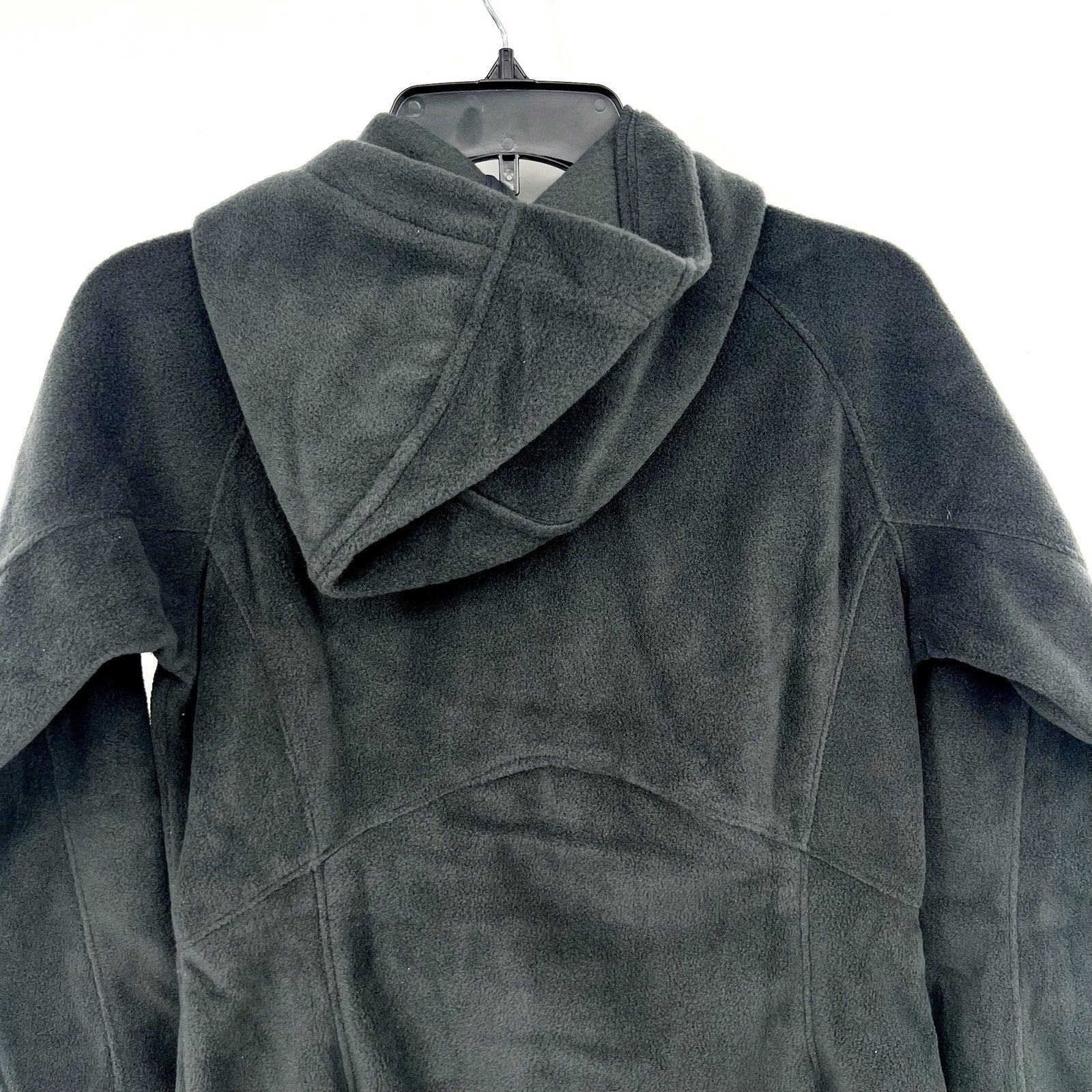 COLUMBIA Women's Benton Springs II Long Fleece Hoodie Jacket Small Black NWT