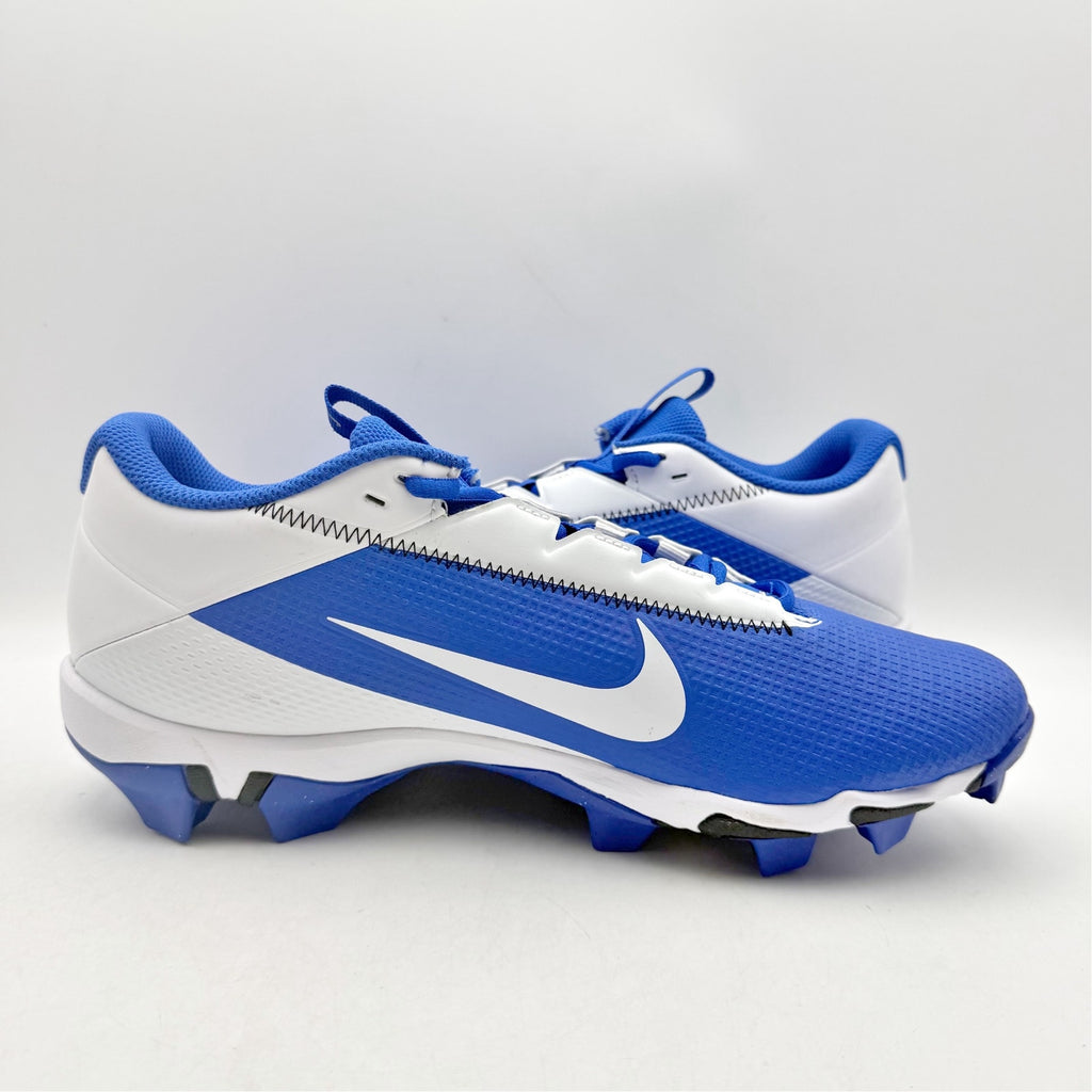 NIKE Mens Vapor Edge Shark 2 Football Cleats US 9.5 EU 43 White Blue NWOB
