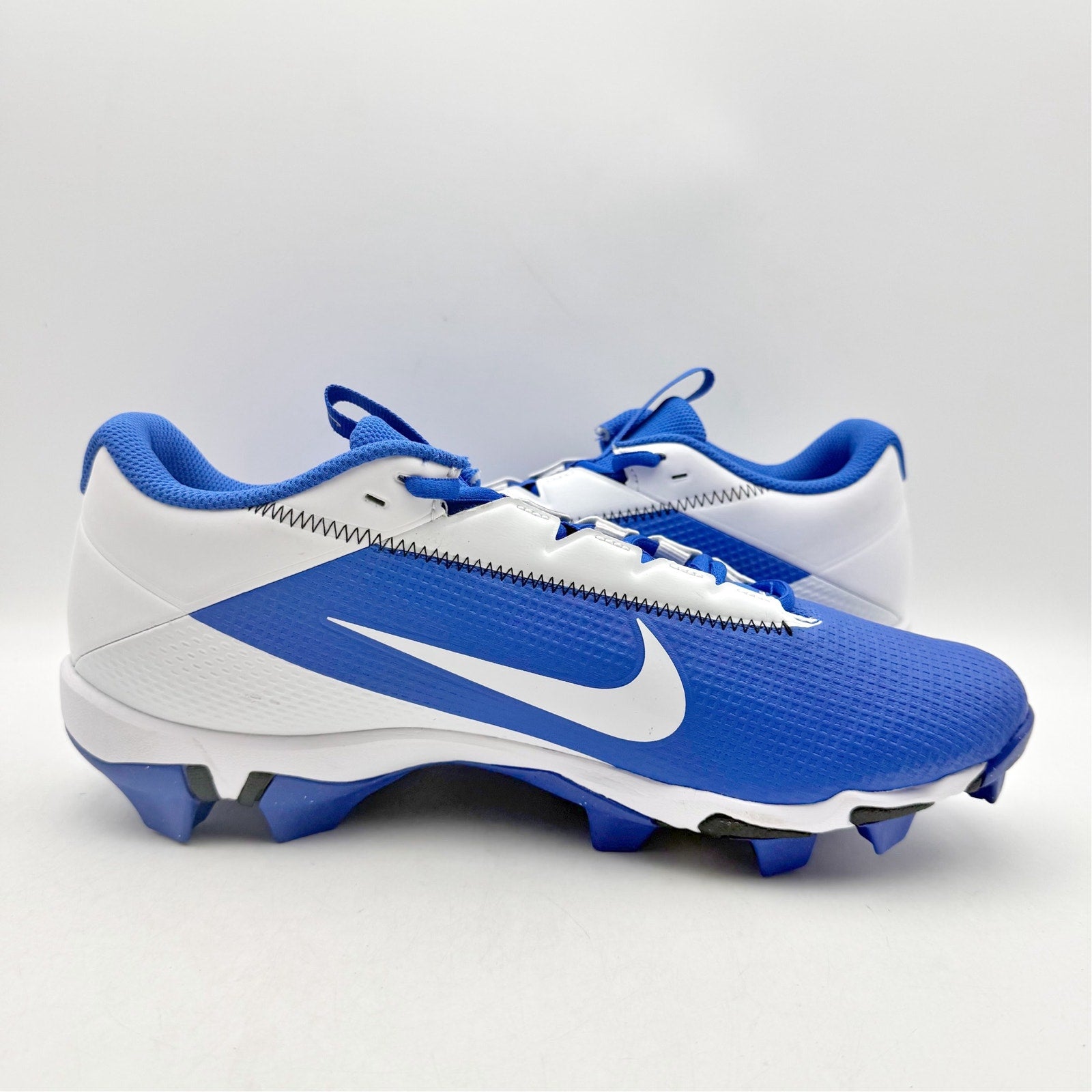 NIKE Mens Vapor Edge Shark 2 Football Cleats US 9.5 EU 43 White Blue NWOB
