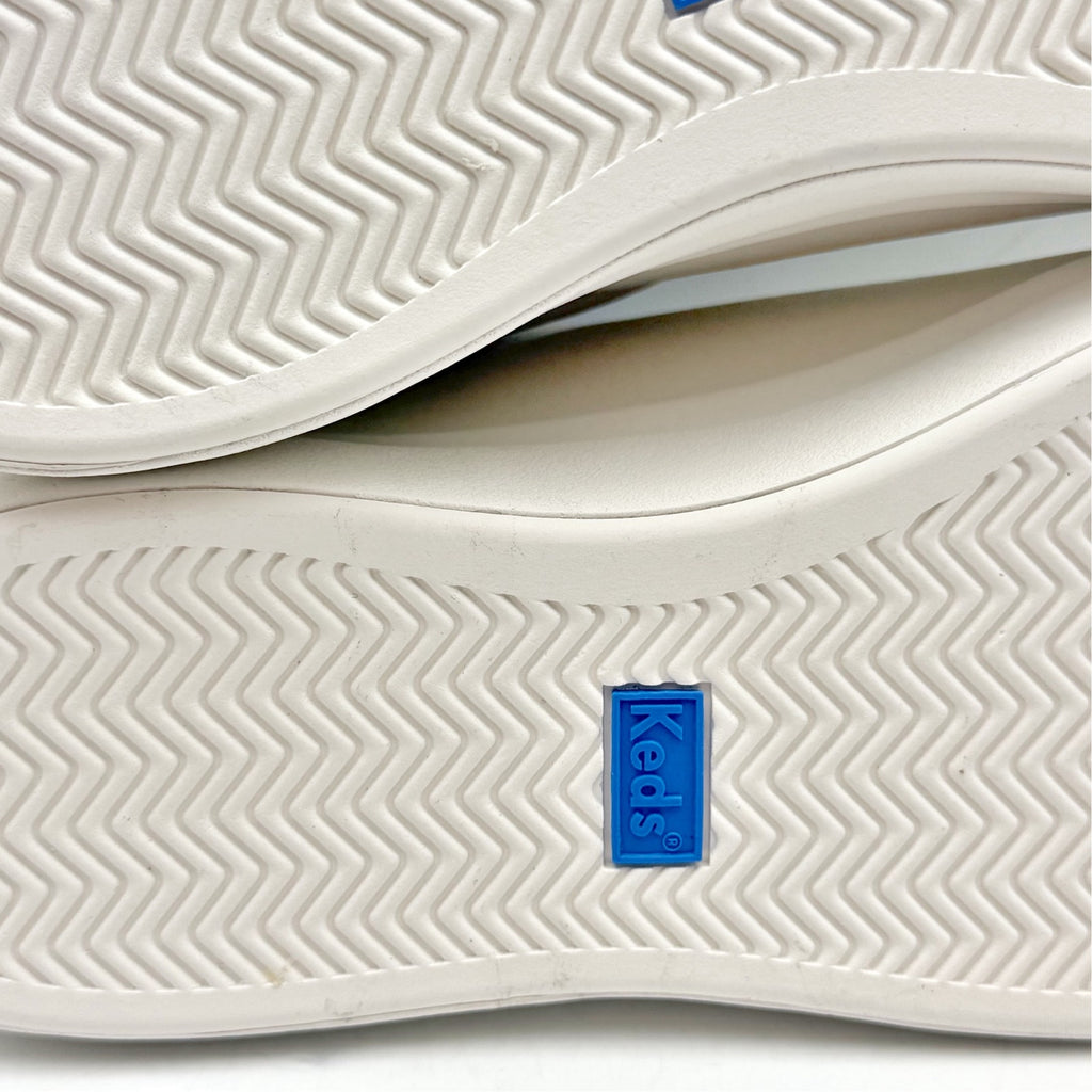 Keds Womens Pursuit Casual Court Sneakers Size 7 M White Leather NIB