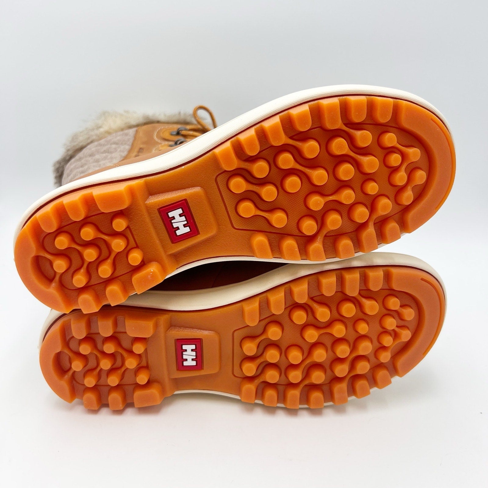 Helly Hansen Womens Garibaldi Vl Winter Boots US 8 Tan Leather Insulated WP NWOB