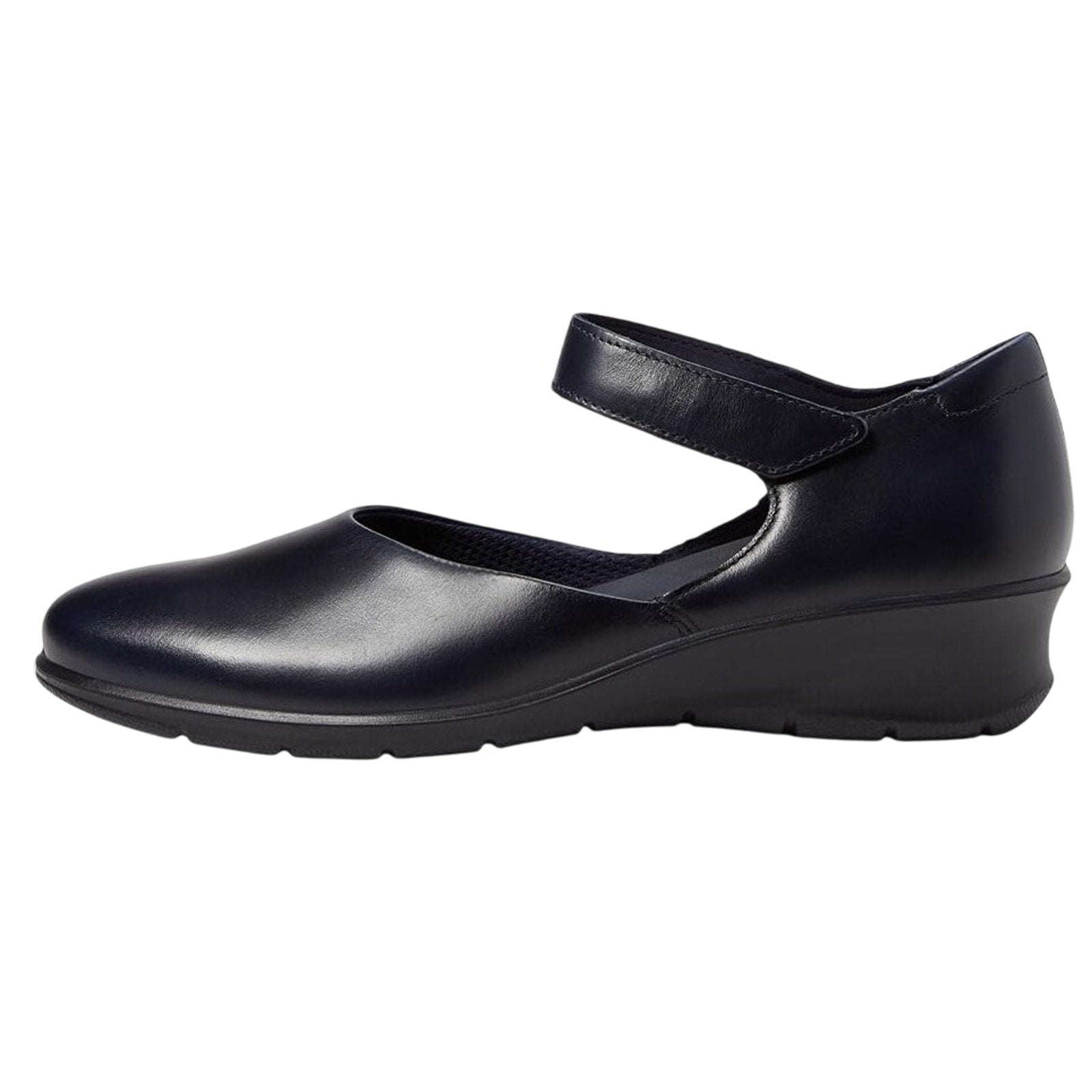 ECCO Womens Felicia Mary Jane Shoes EU 40 US 9-9.5 Blue Leather Flats NWOB