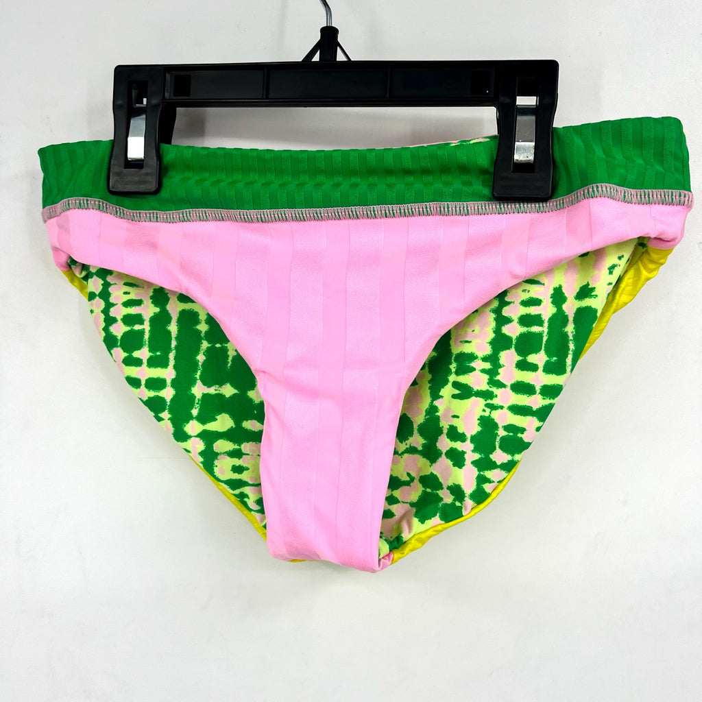 MAAJI Girl's Reversible Blush Rose Poppy Swim Set Size 12 Pink Green Multi NWT