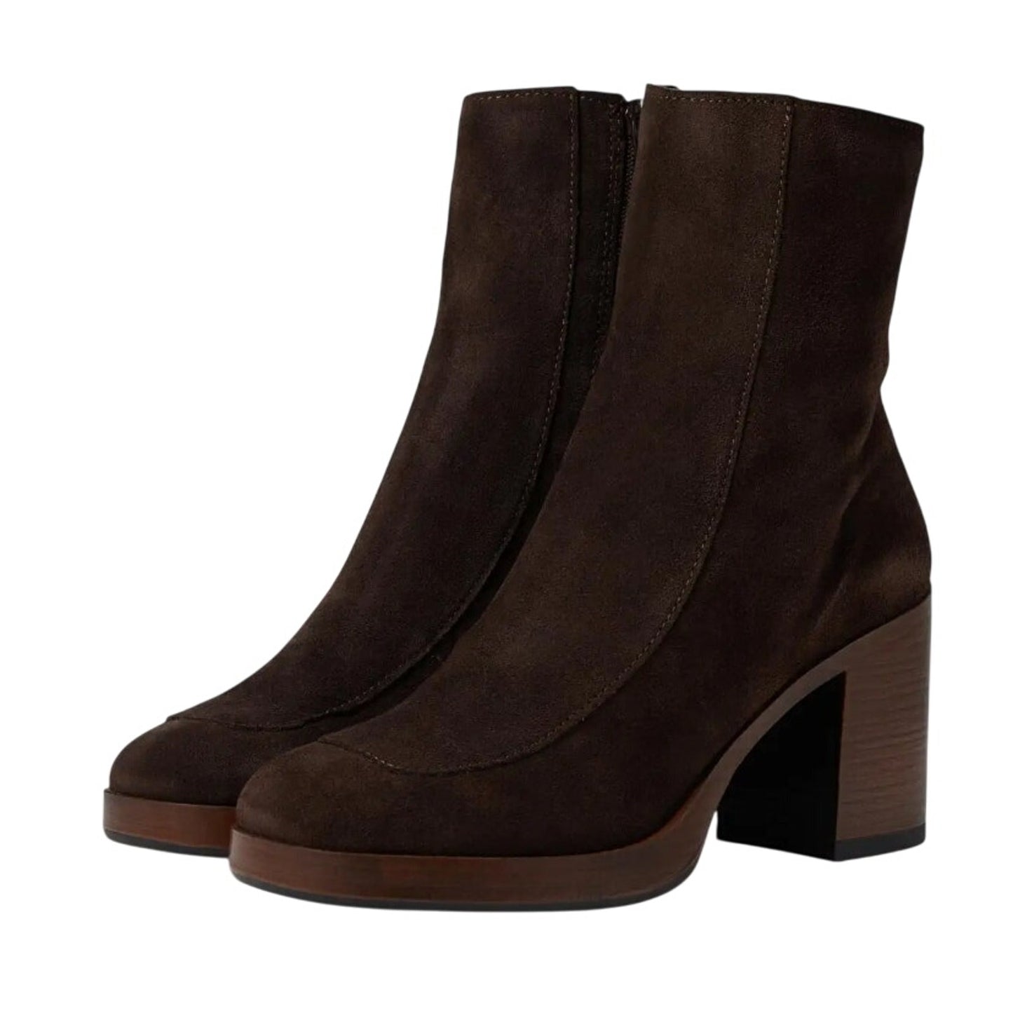 Eric Michael Womens Alice Ankle Boots EU 39 US 8.5-9 M Brown Nubuck Leather NWOB