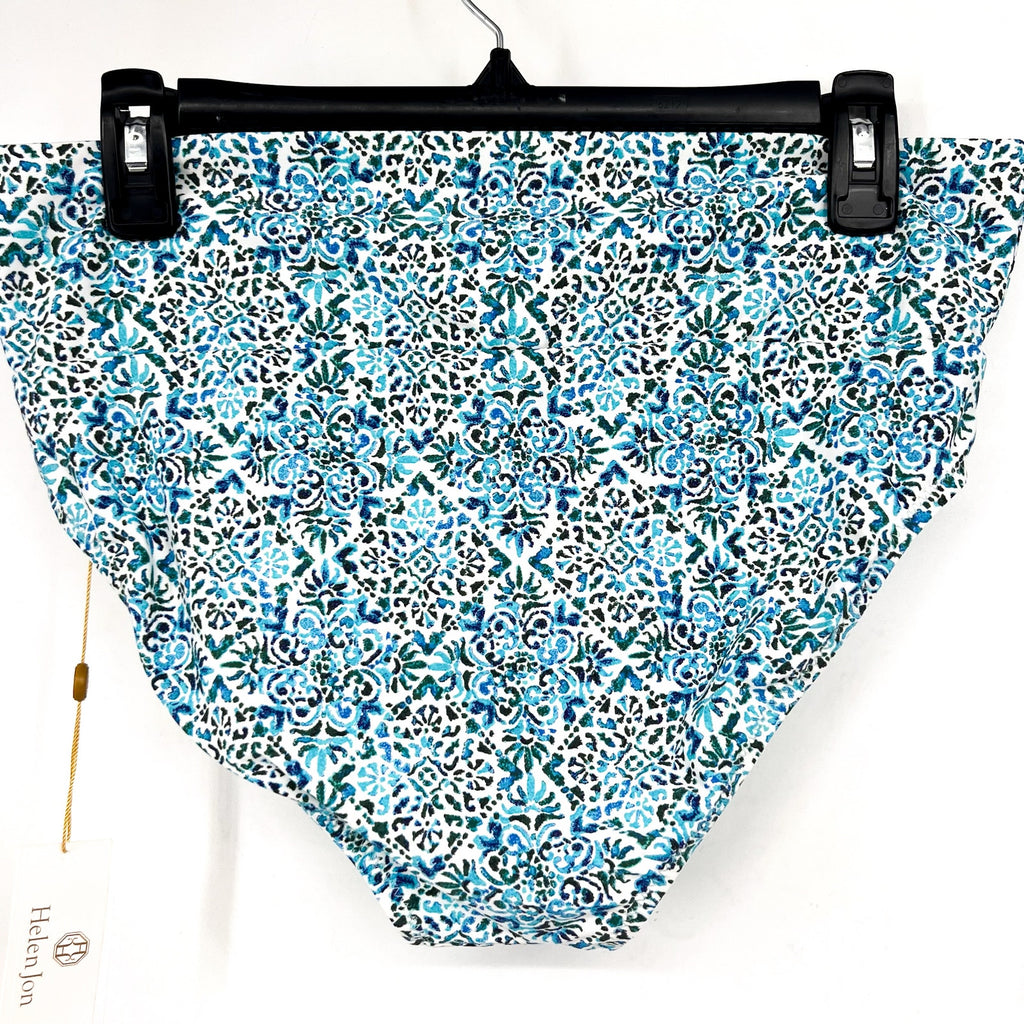HELEN JON Women's Convertible Hipster Bikini Bottom Small Blue Montrose NWT