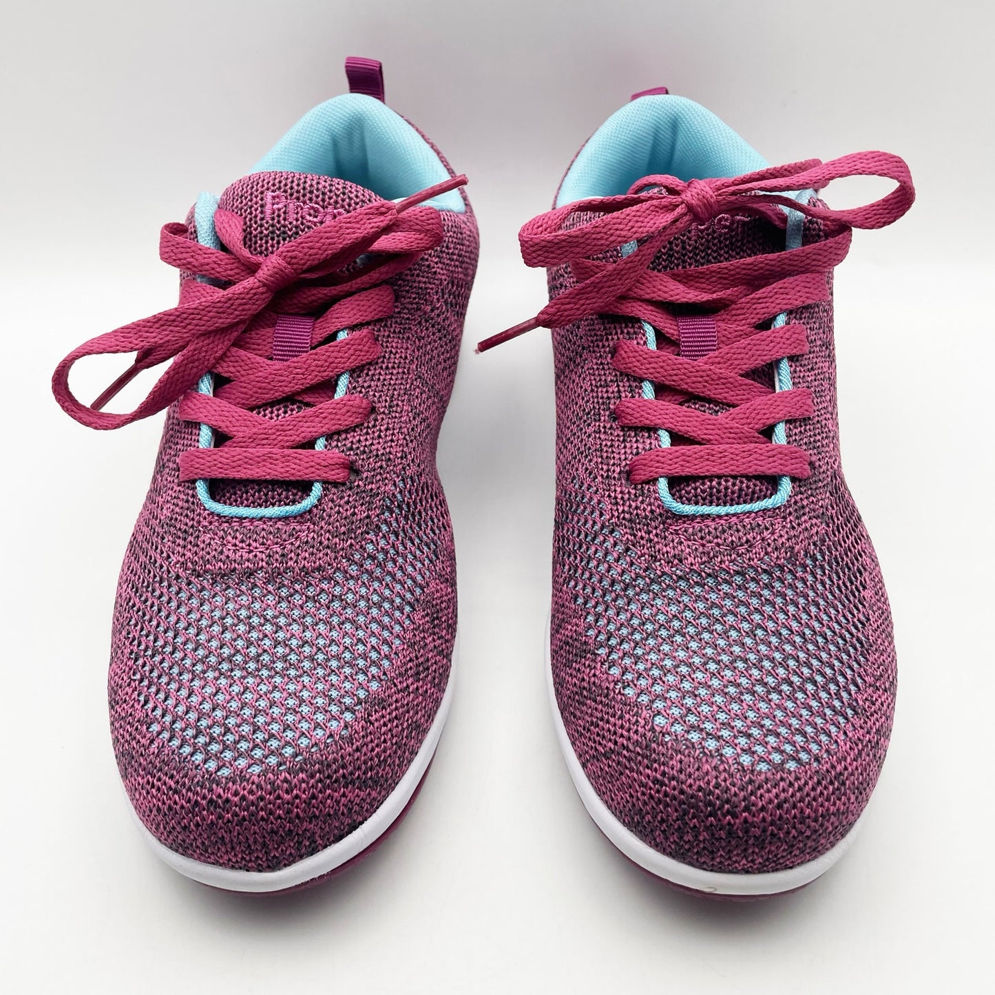 Propet Womens Washable Walker Evolution Sneaker US 8.5 Wide EU 39 Blue Pink NIB