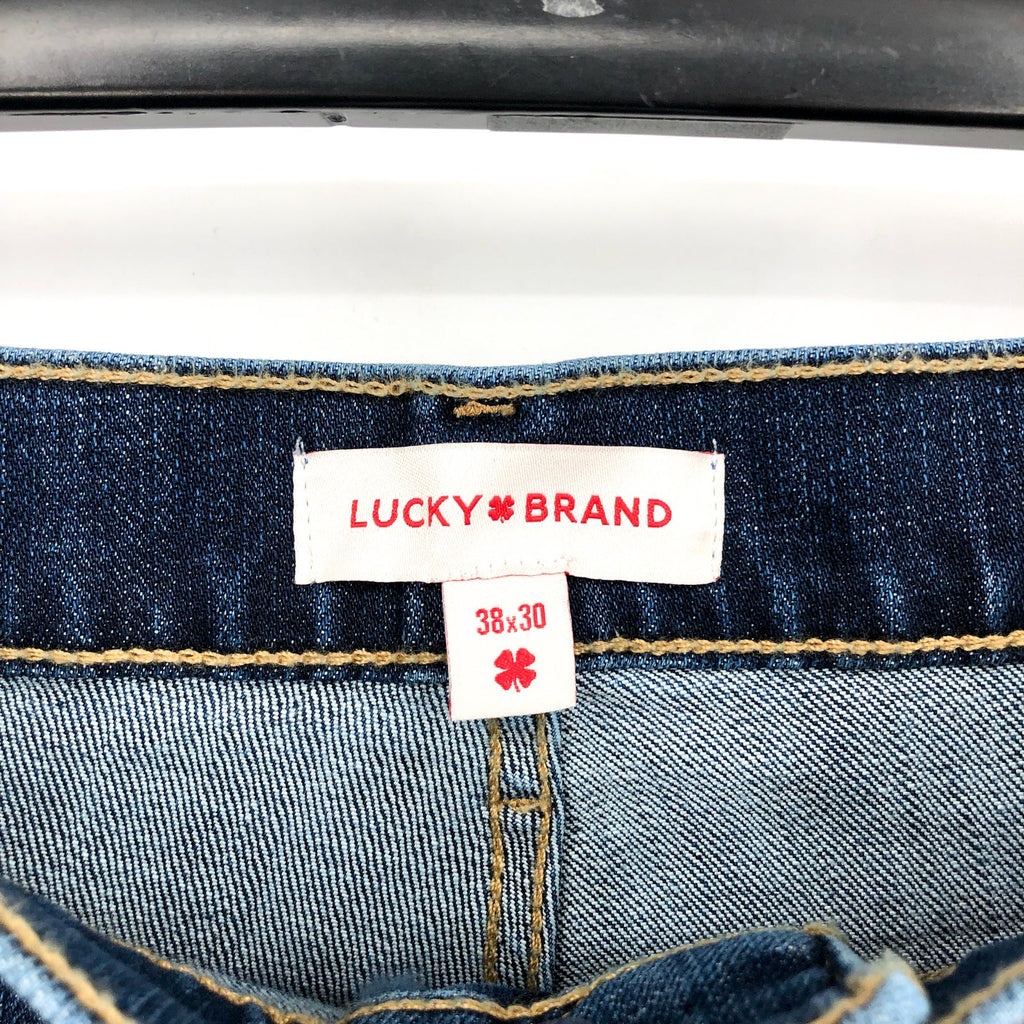 LUCKY BRAND Men's Easy Rider Bootcut Jeans 38x30 Blue Dawson Coolmax Stretch NWT
