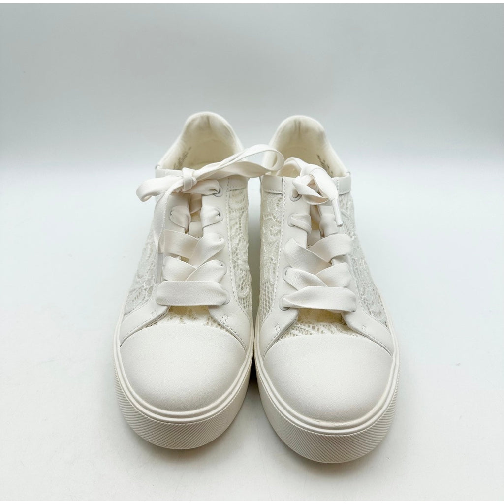 Naturalizer Women's Morrison 2.1 Lace Sneakers Size 8 White Bridal NWOB