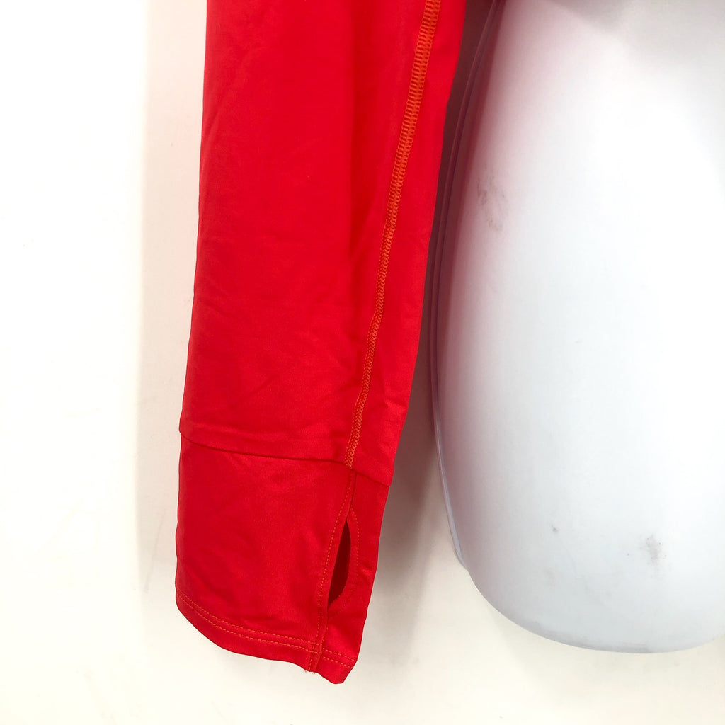 PRANA Women's Seleina Rash Guard Top XL Carmine Red Long Sleeve Stretch NWT