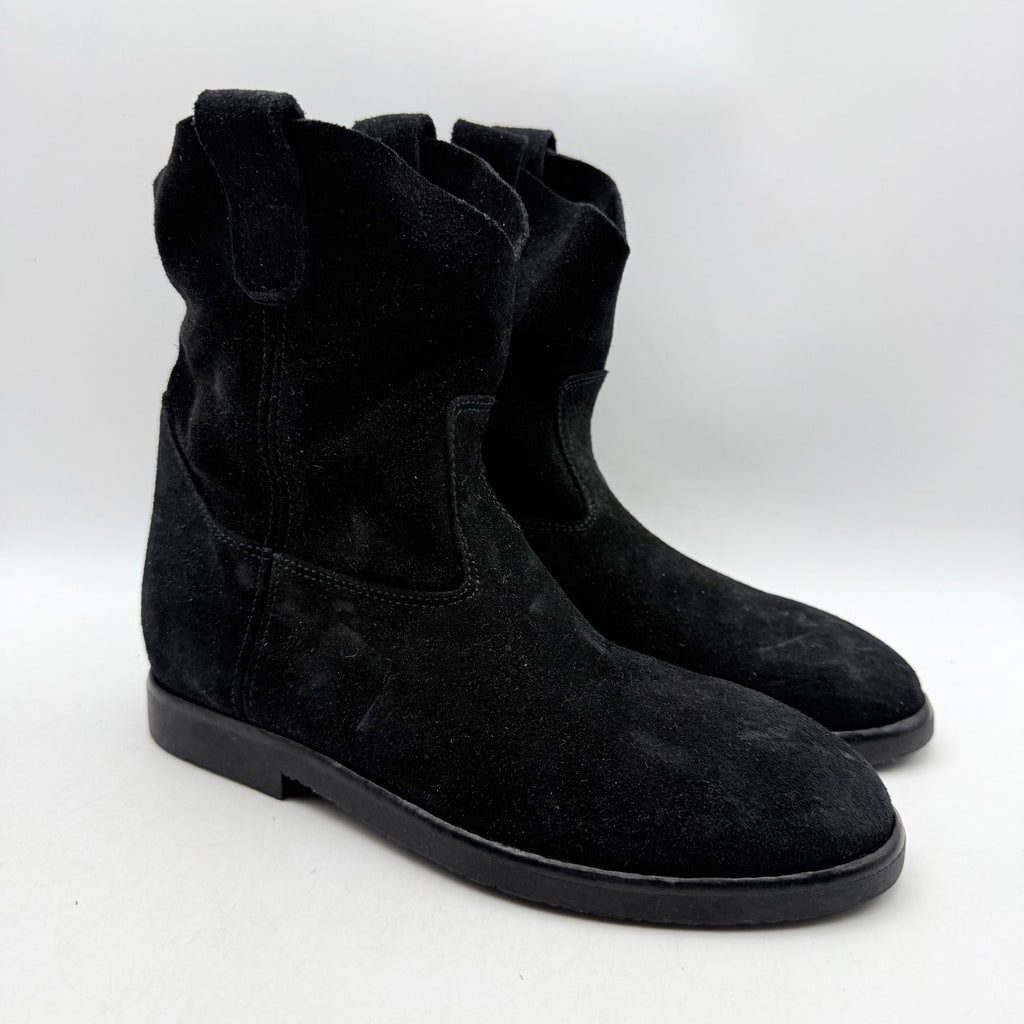 RE/DONE Womens 60s Camarguaise Ankle Boots EU 36 US 6 Black Suede NWOB