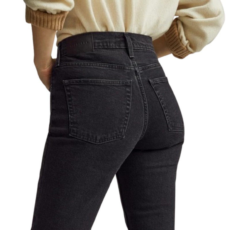 EVERLANE Womens The Original Cheeky Jeans Size 29 Tumbled Black 26.5" Inseam NWT