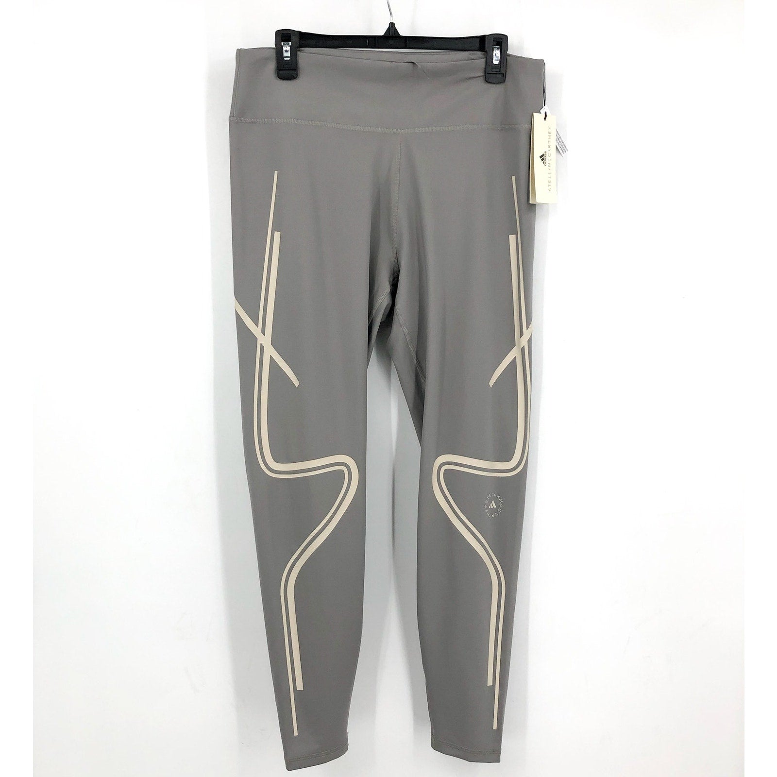 ADIDAS STELLA MCCARTNEY Womens Truepace Running Leggings XL Dove Grey NWT
