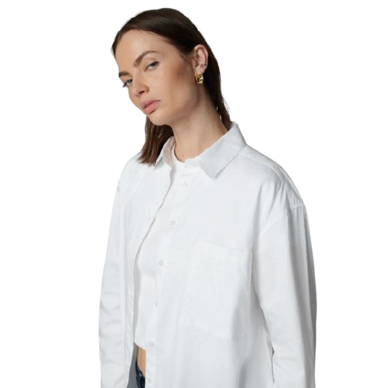 JOE'S JEANS Women's Boyfriend Button Down Shirt Medium Optic White NWT