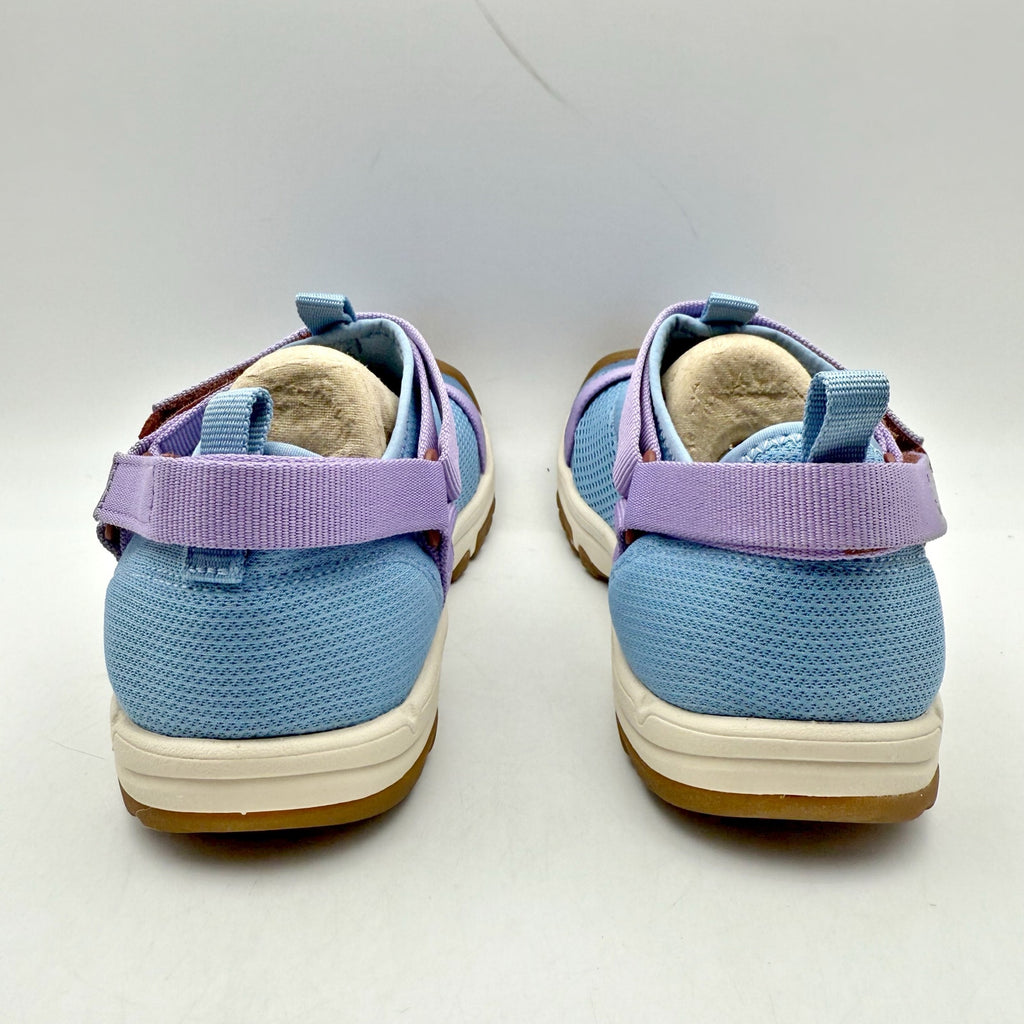 TEVA Kids Outflow Universal Closed Toe Sandals US 4 Purple Blue Water Shoes NIB