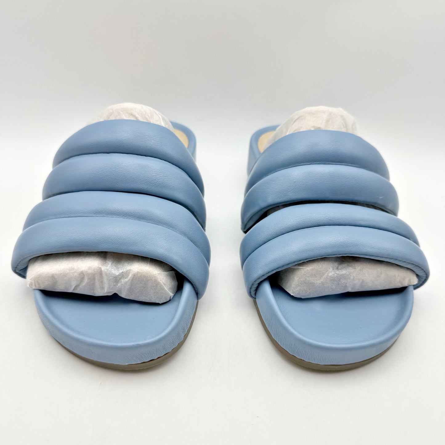 Vionic Womens Mayla Slide Sandals US 5 M EU 35 Blue Comfort NIB