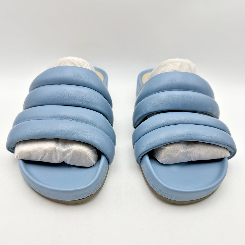 Vionic Womens Mayla Slide Sandals Size 5 M EU 35 Blue Comfort NIB