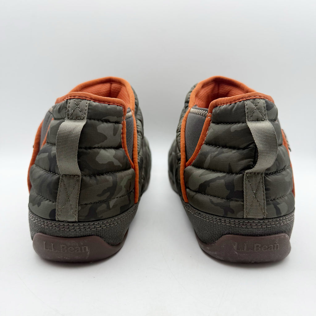 L.L.Bean Mens Mountain Classic Quilted Ankle Boots US 9 M Green Camo NWOB