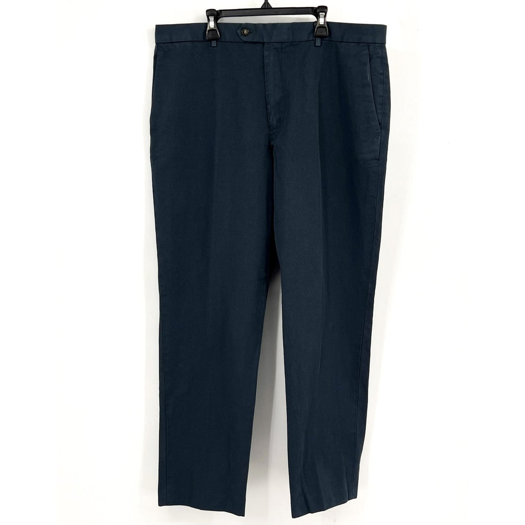 J.CREW Men's Chino Suit Pants 36x30 Blue Cotton-Linen Blend Slim Fit AX271 NWT
