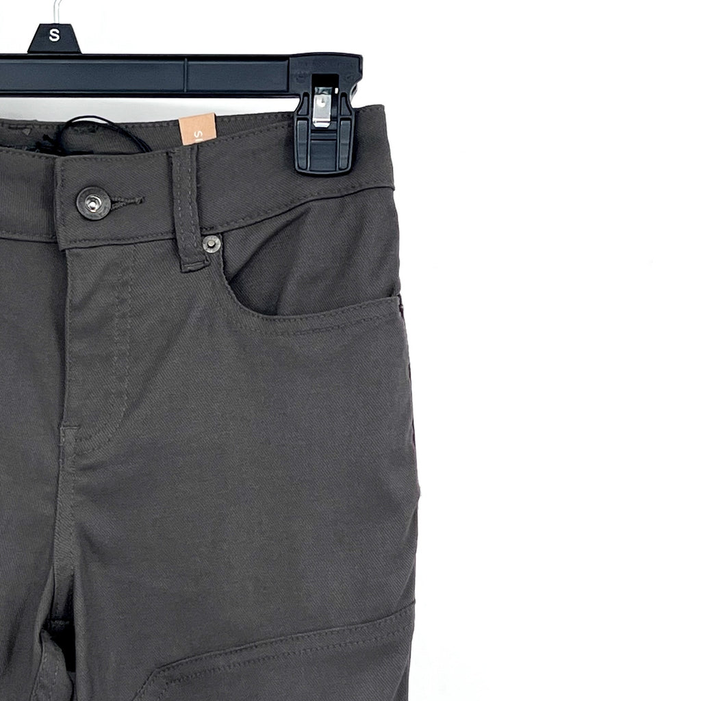 PRANA Women's Southport Skinny Stretch Pants Size 8 Gray Dark Iron Mid Rise NWOT
