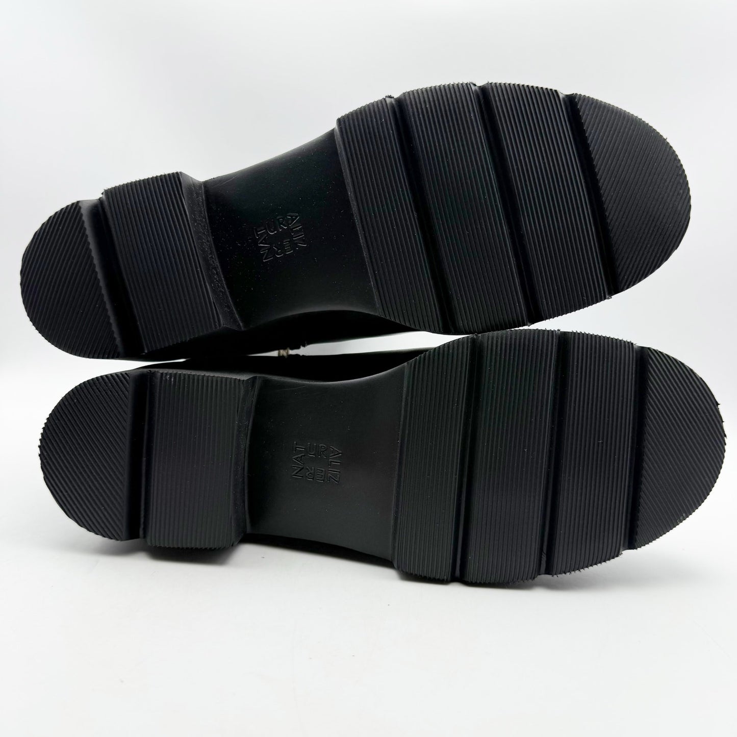 Naturalizer Womens Delilah Ankle Boots US 12 Wide EU 43 Black Leather NIB