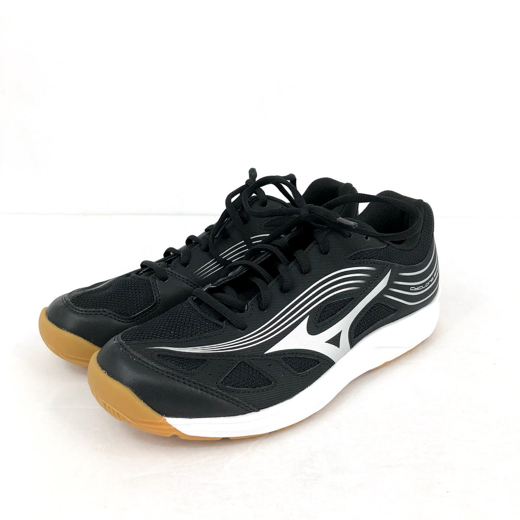 MIZUNO Womens Cyclone Speed 3 Volleyball Shoes Size 11 Black Silver Lace Up NWOB