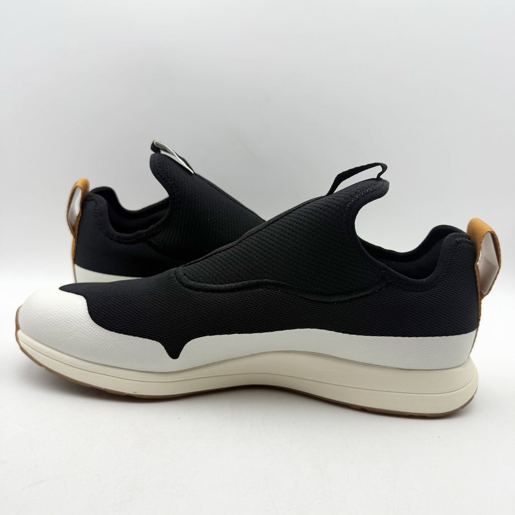 YORK Mens The Gail Recovery Trainer Athletic Shoes Size 12 Black White Knit NIB
