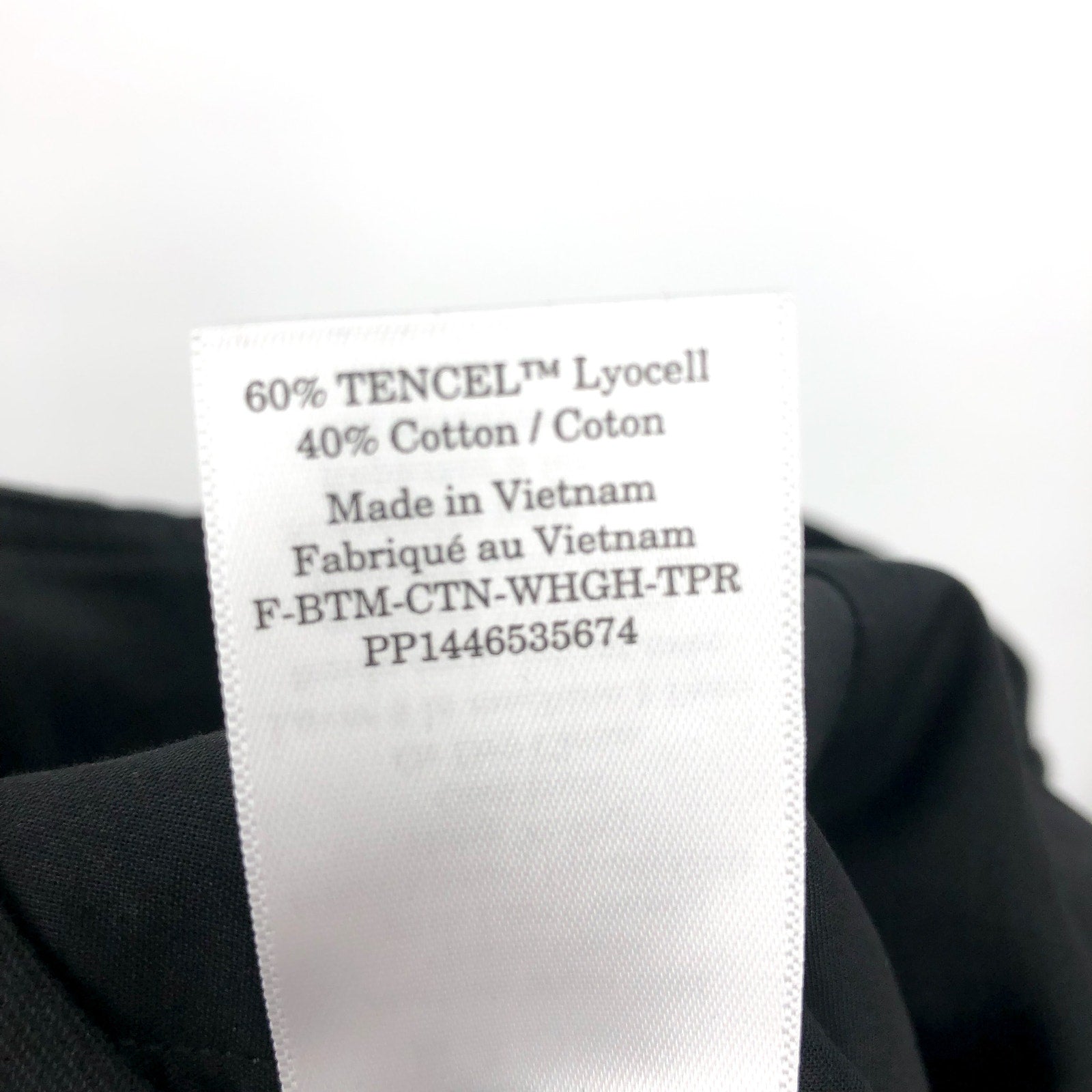 EVERLANE Women's The Way High Draper Tapered Pants Size 2 Black Tencel NWT