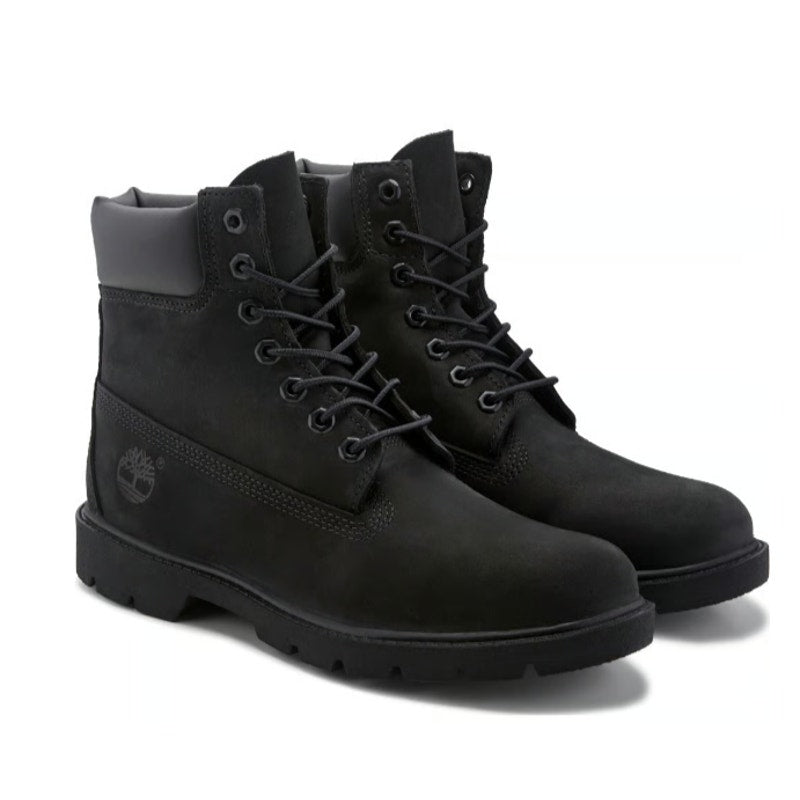 Timberland Mens Classic 6" Boots US 11 M EU 45 Black Nubuck Waterproof NIB