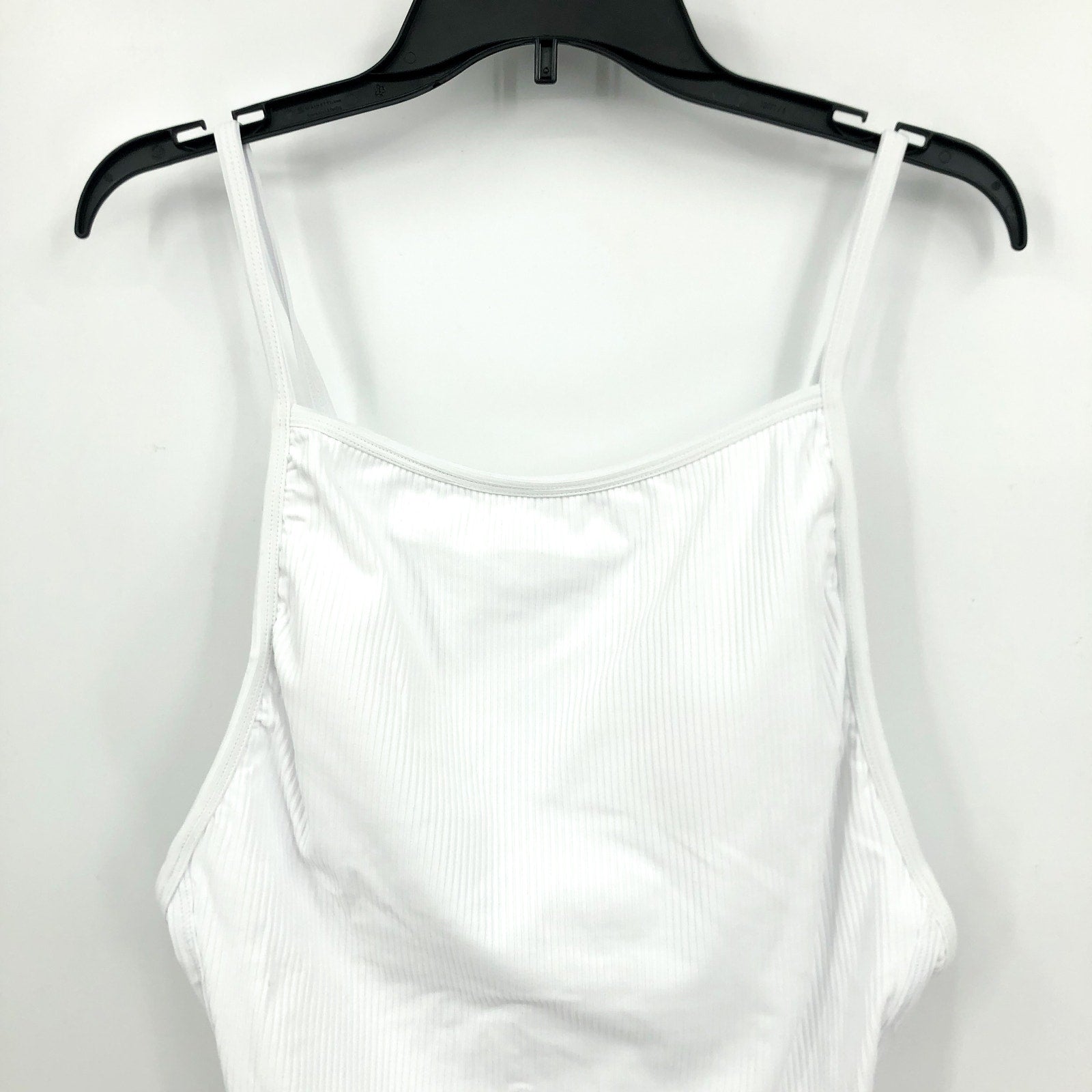 ANDIE SWIM Paloma One Piece Swimsuit XXL 18 Tall White Ribbed