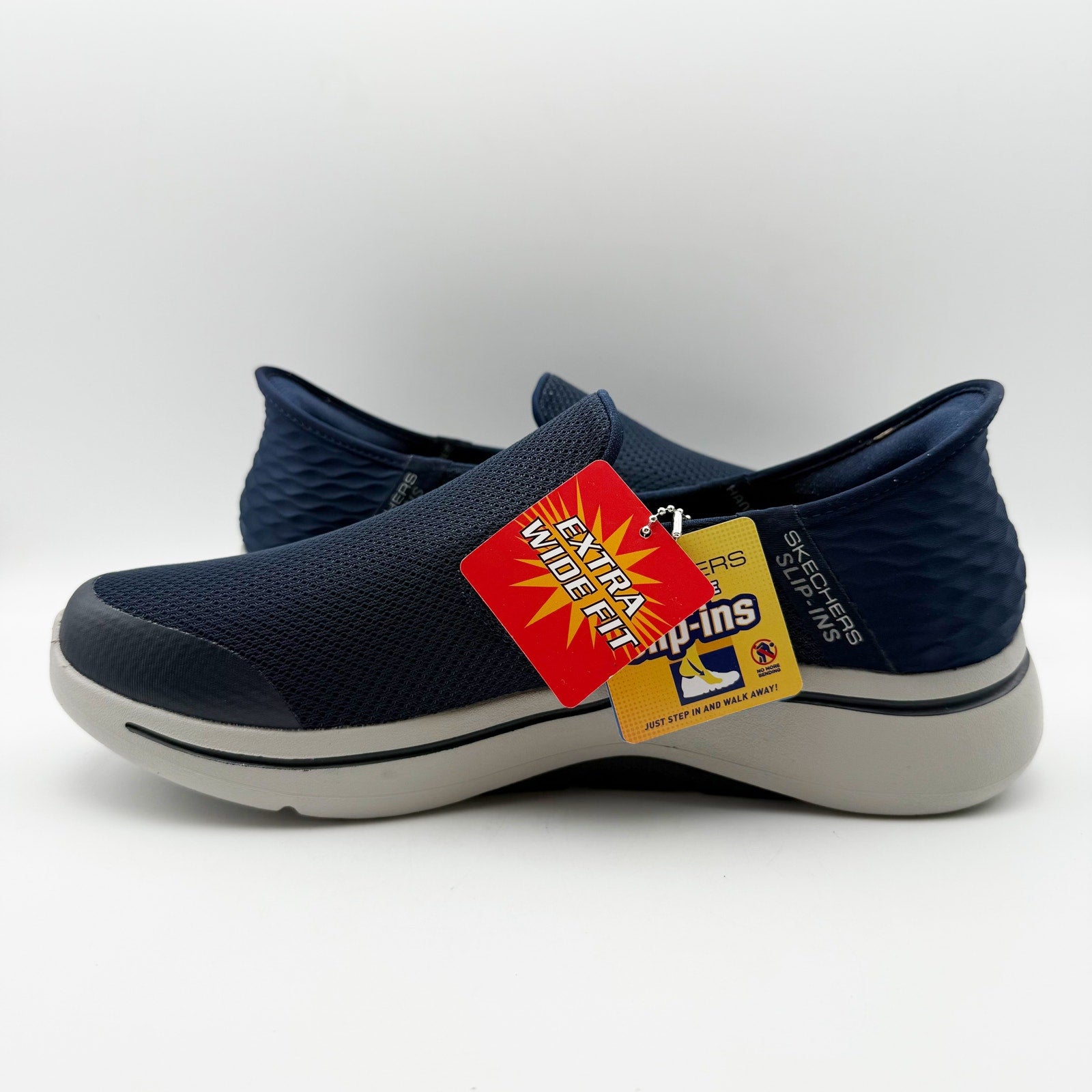 Skechers Mens Performance GO Walk Arch Fit Slip In Sneakers US 9.5 XW Blue NIB