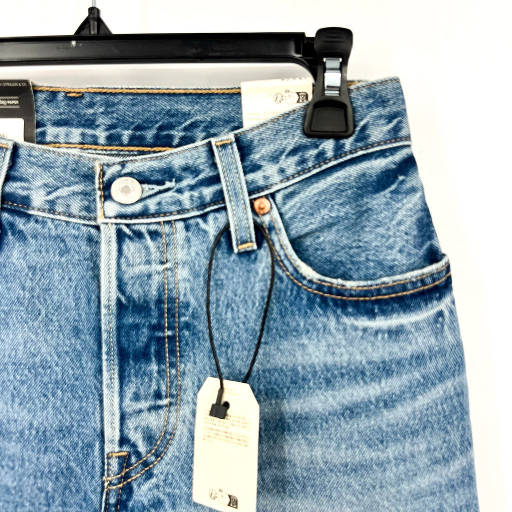 LEVI'S Womens 501 90's Ankle Jeans 31x27 US 12 Mid Rise Straight A9150-0002 NWT