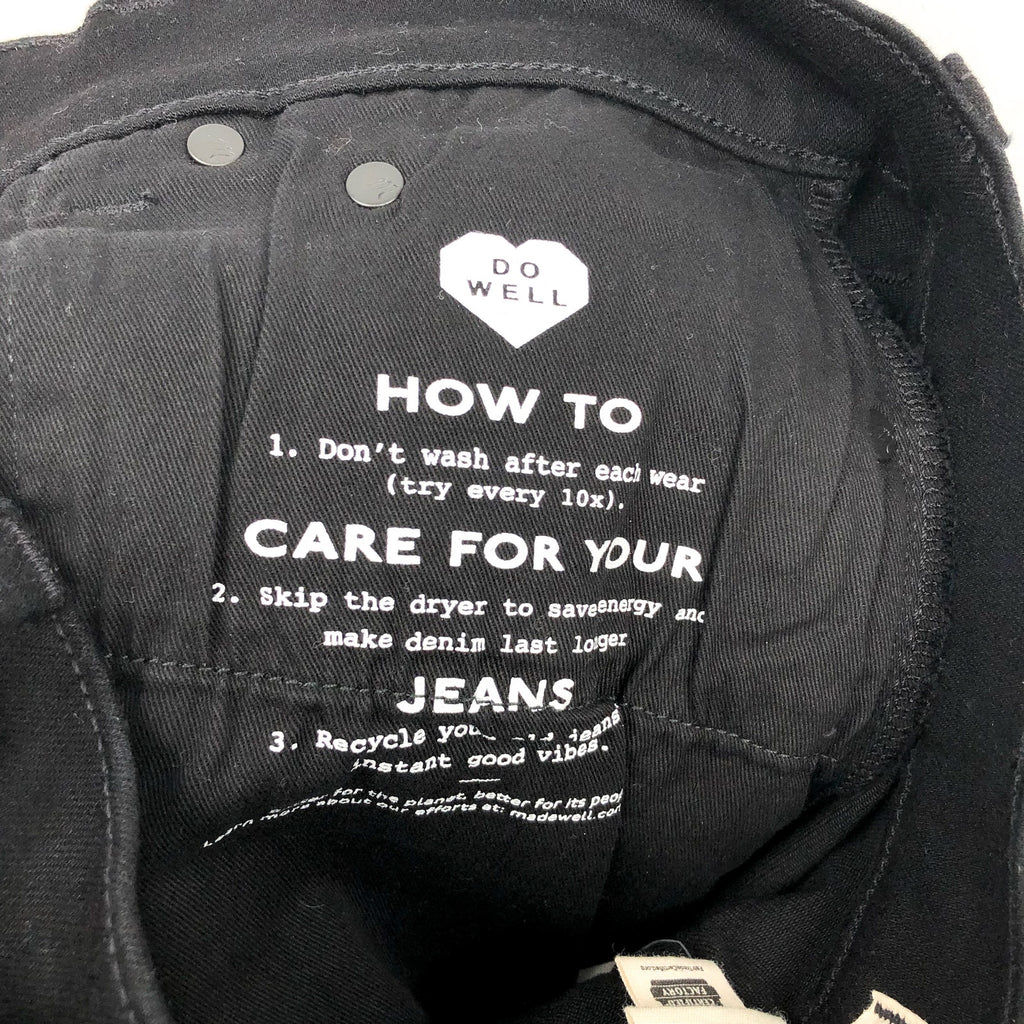 MADEWELL Men's Athletic Slim Jeans 29x30 Black Bainhart COOLMAX ND478 NWT