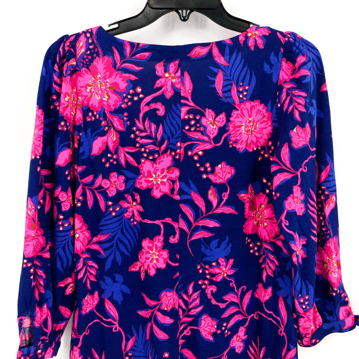 LILLY PULITZER Women's Cath Dress Small Blue Pink Never Ending Summer