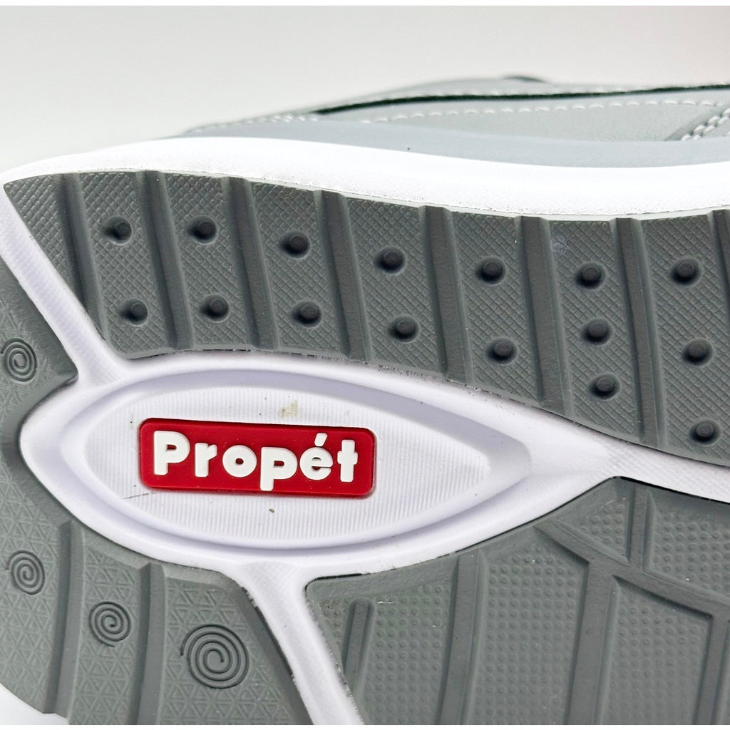 Propet Womens Ultima Sneakers Size 9 Wide Grey White Leather Athletic Shoes NIB