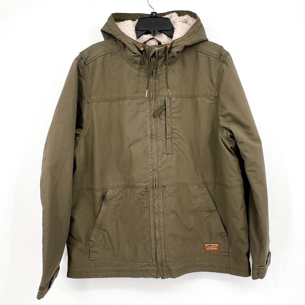 L.L BEAN Men's Bean's Insulated Utility Hoodie Jacket XL Dark Loden Green NWT