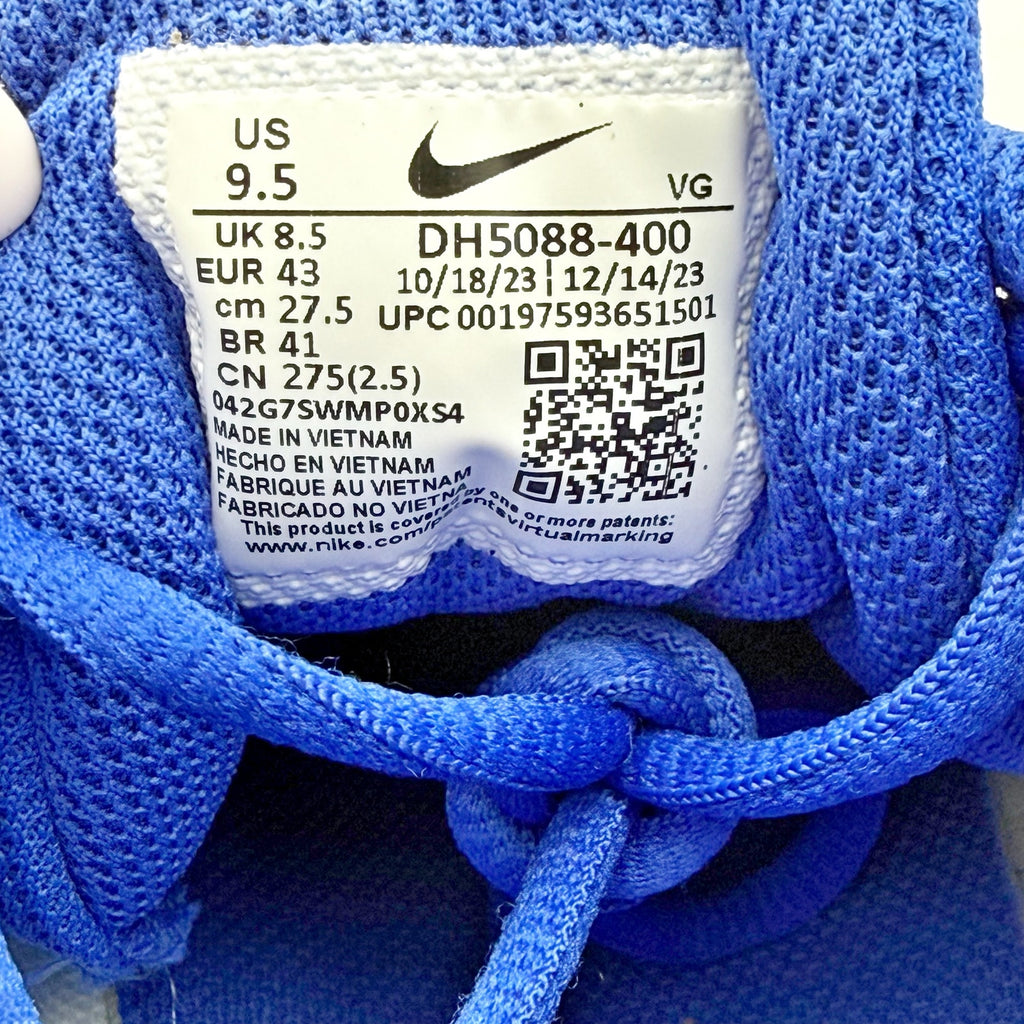 NIKE Mens Vapor Edge Shark 2 Football Cleats US 9.5 EU 43 White Blue NWOB