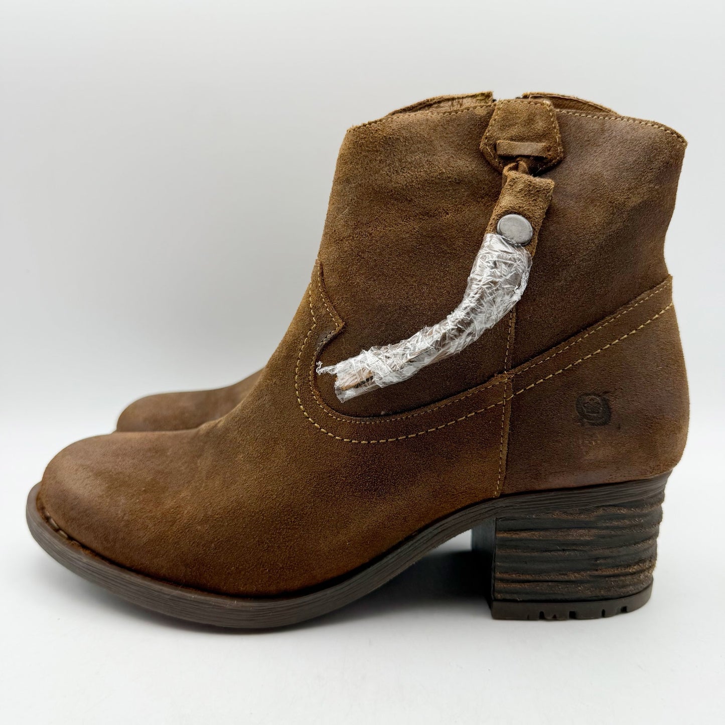 Born Womens Alondra Western Boots US 10 M EU 42 Brown Leather NIB