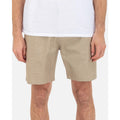 HURLEY Men's H2O-Dri Breathe Walk Shorts Size 31 Khaki Flat Front NWT