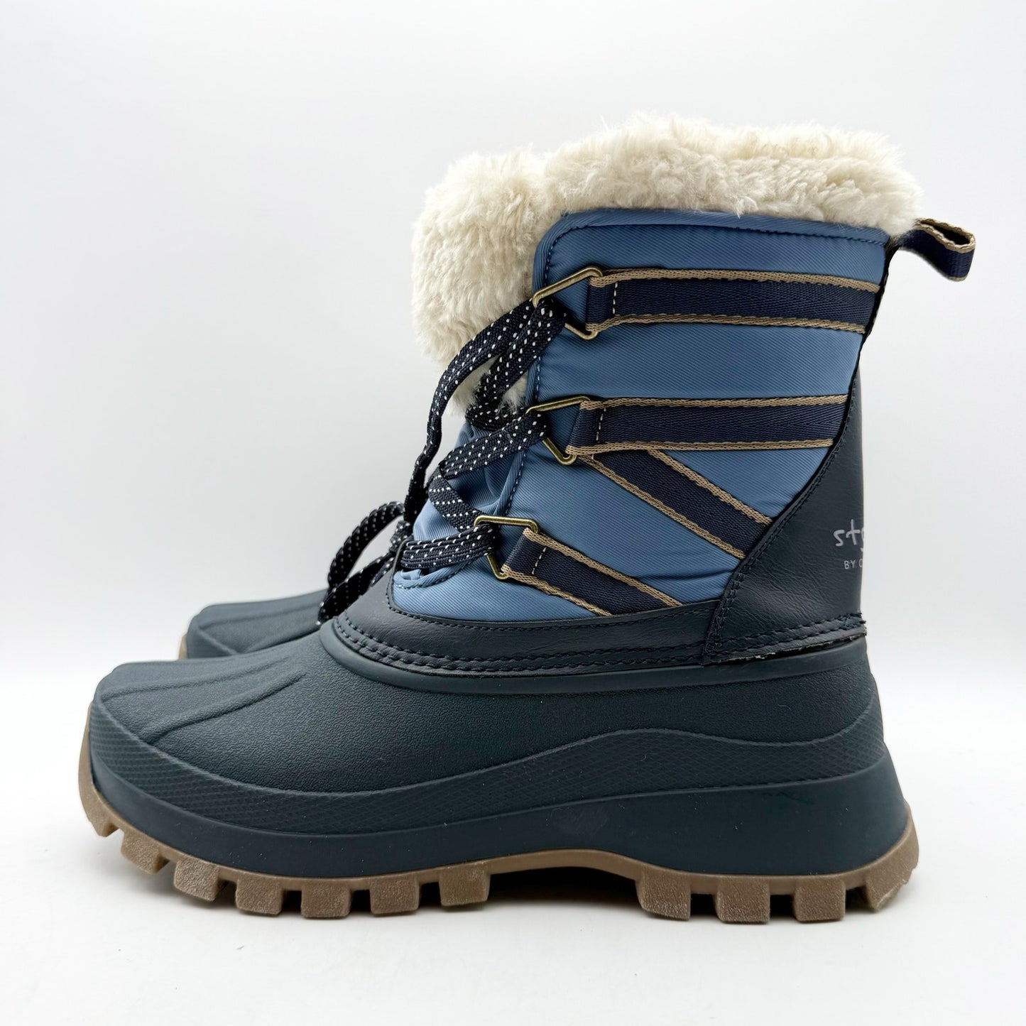 Storm by Cougar Womens Fresno Snow Boots US 6 EU 36 Navy Waterproof NIB