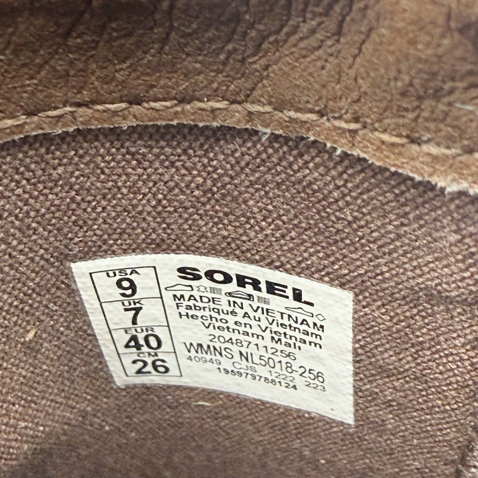 Sorel Womens Emelie lll Chelsea Ankle Bootie US 9 Brown Leather Waterproof NIB