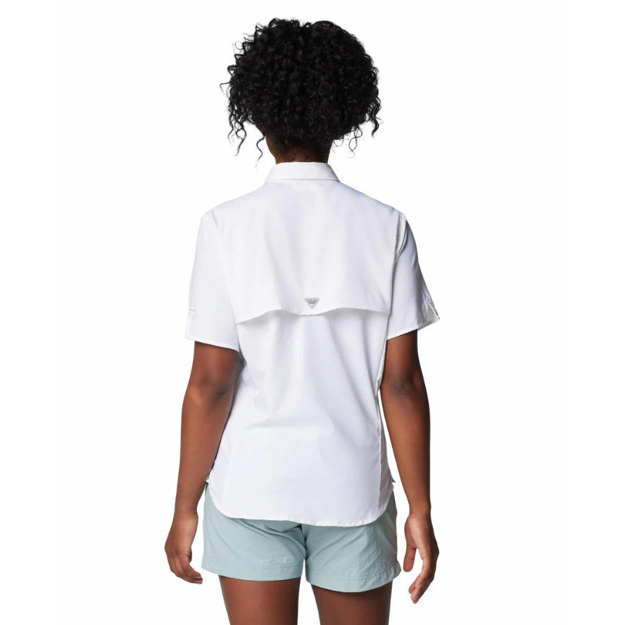 COLUMBIA Women's Tamiami II Short Sleeve Shirt XS White Sun Protection NWT
